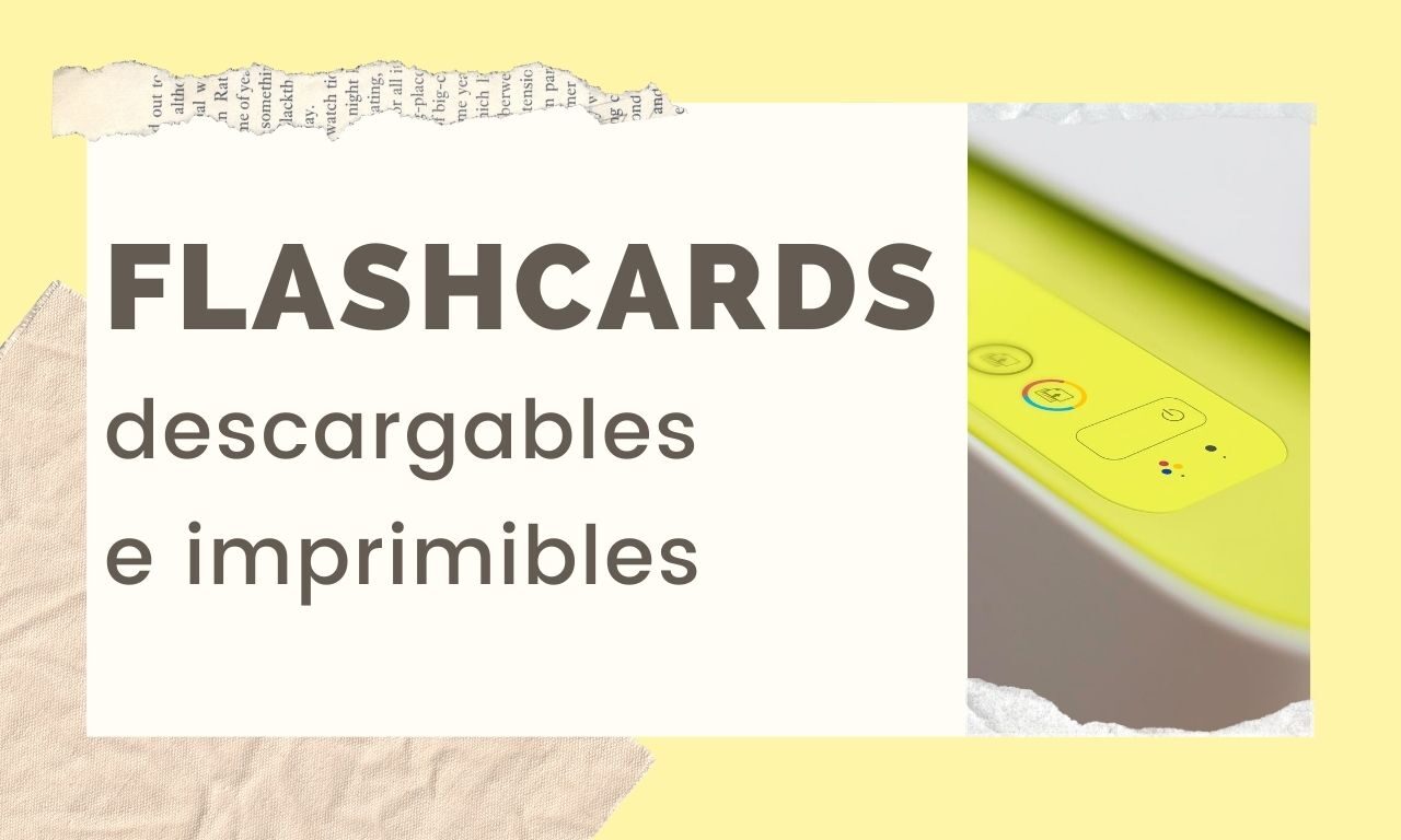 Flashcards descargables e imprimibles