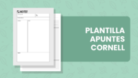 Plantilla para apuntes método Cornell